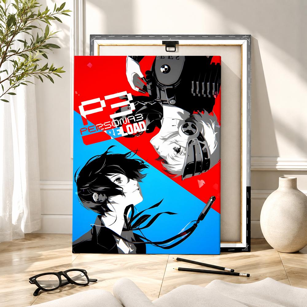 Video Game P-Persona 3 Paintin - Canvas Wrap Ready ulasan dan harga