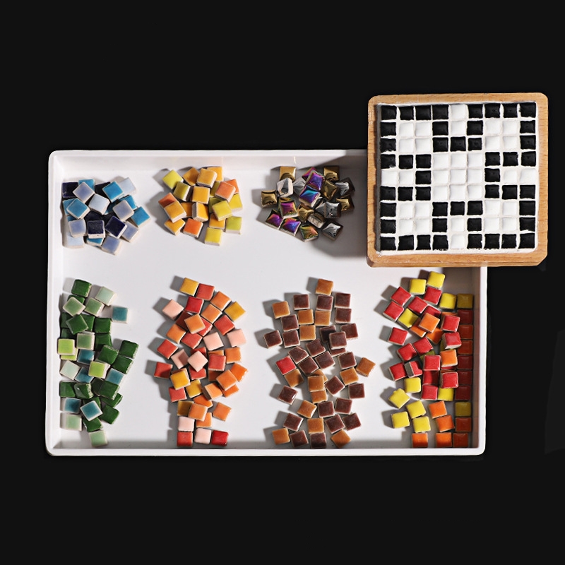 200g 1CM Mini Mosaic Tile Mate - Ceramic Tile Blank ulasan dan harga