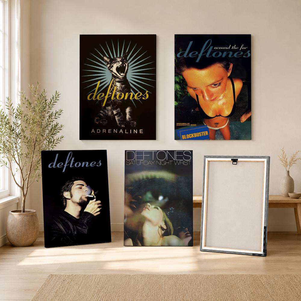 Rock Band D-Deftones Painting  - Canvas Wrap Ready ulasan dan harga