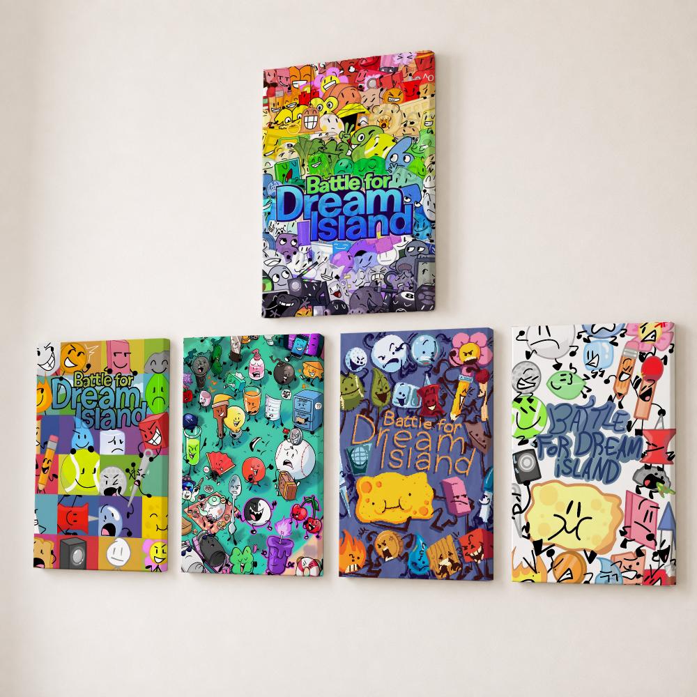 Bfdi B-Battle For Dream Island - Canvas Wrap Ready ulasan dan harga