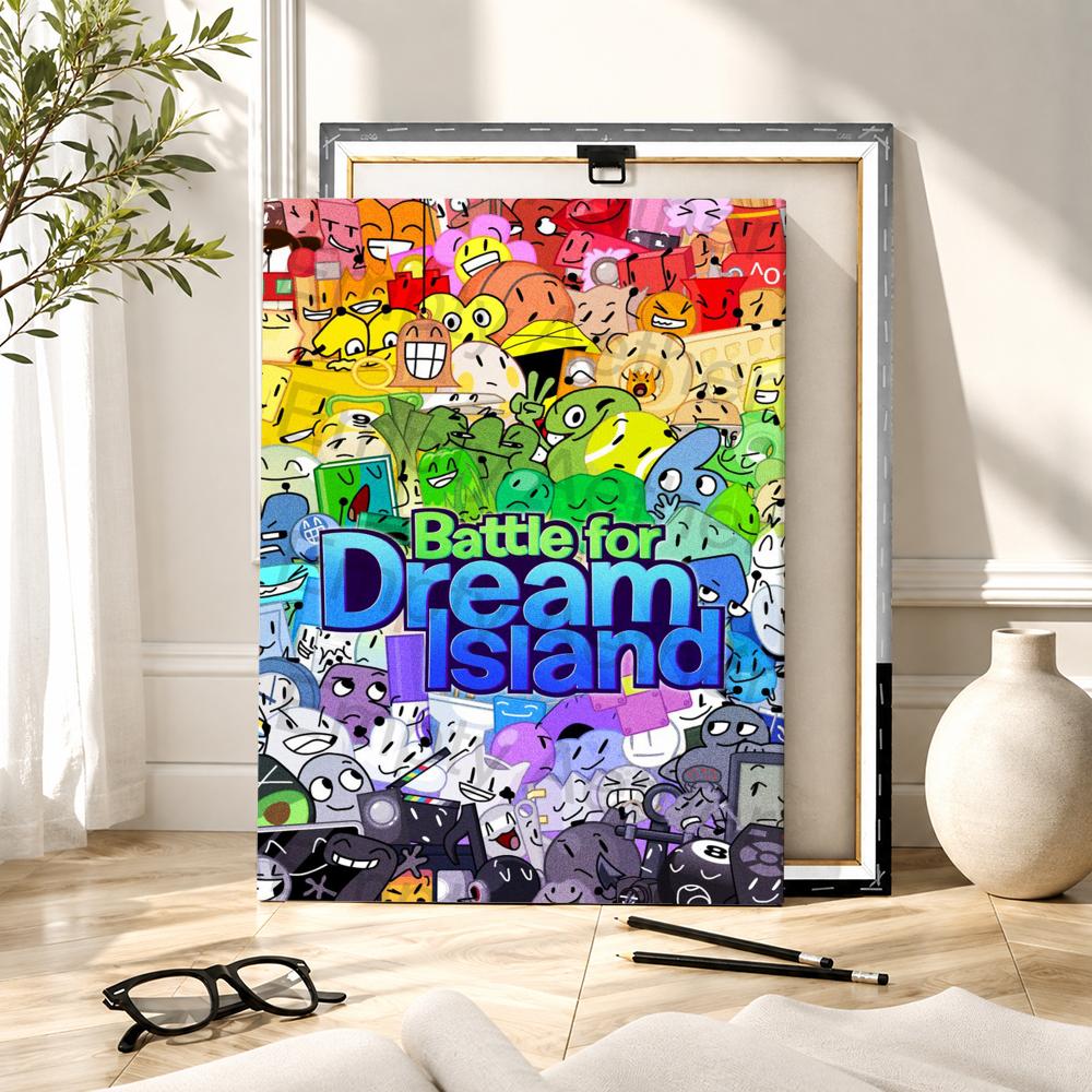 Bfdi B-Battle For Dream Island - Canvas Wrap Ready ulasan dan harga