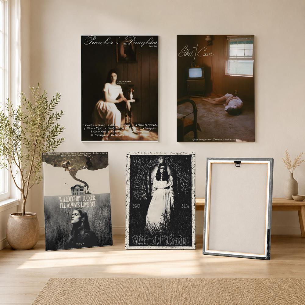 Singer E-Ethel Cain Painting C - Canvas Wrap Ready ulasan dan harga