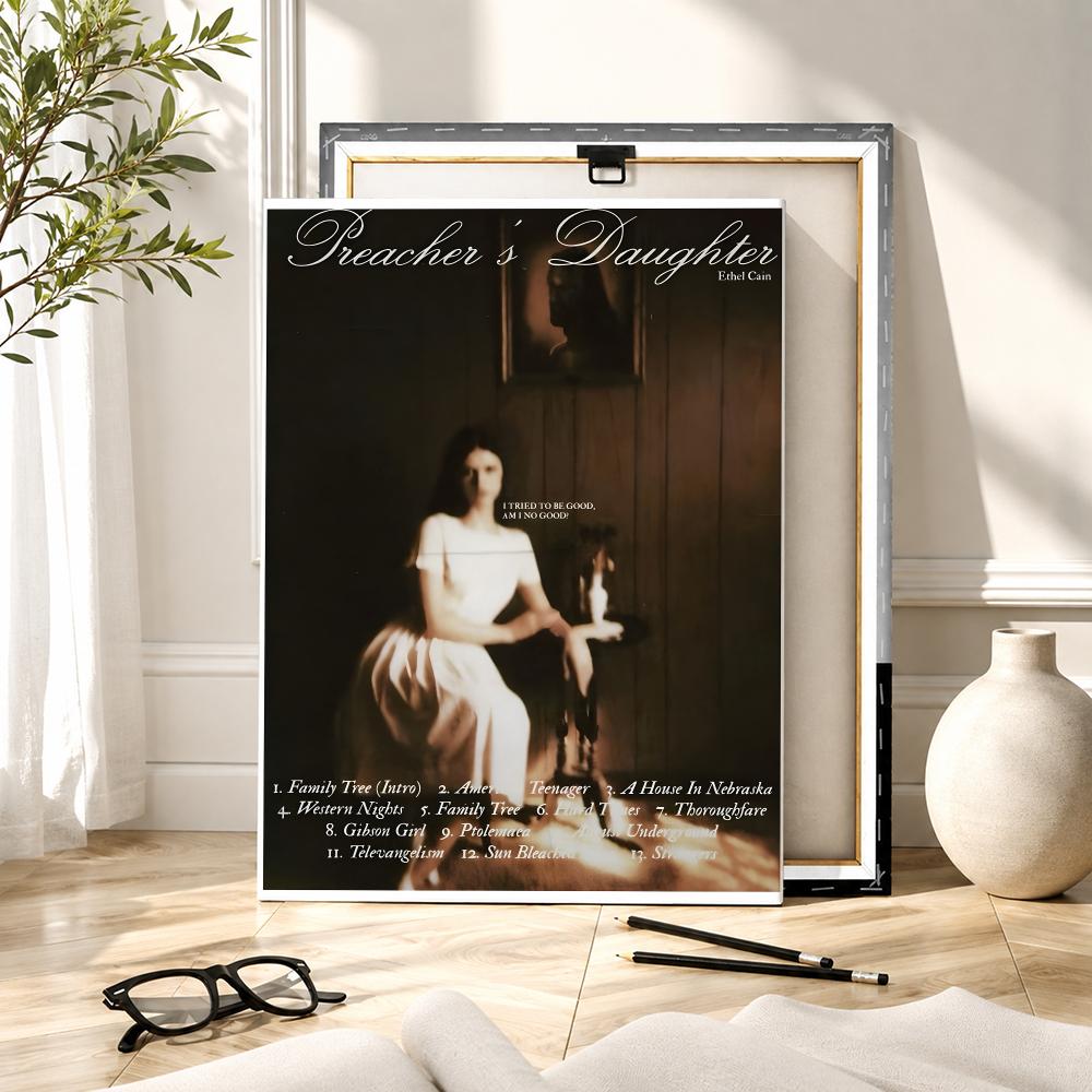 Singer E-Ethel Cain Painting C - Canvas Wrap Ready ulasan dan harga