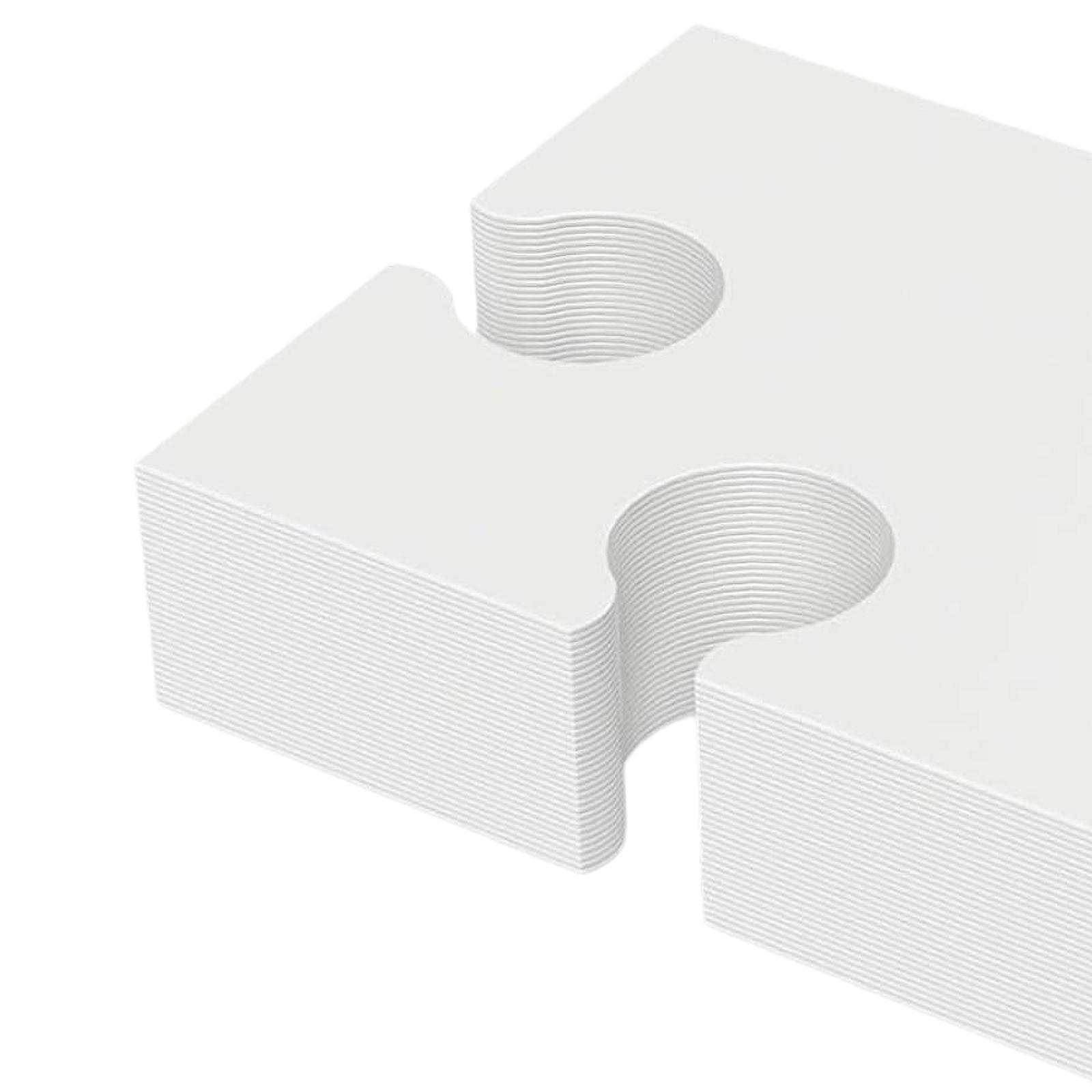 White Cardboard Puzzle Set Bla - Puzzle Blank White ulasan dan harga