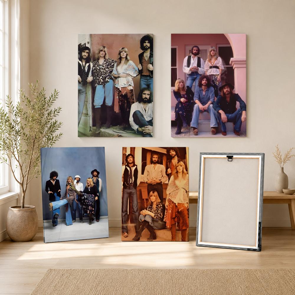 Rock Band F-Fleetwood Mac Pain - Canvas Wrap Ready ulasan dan harga