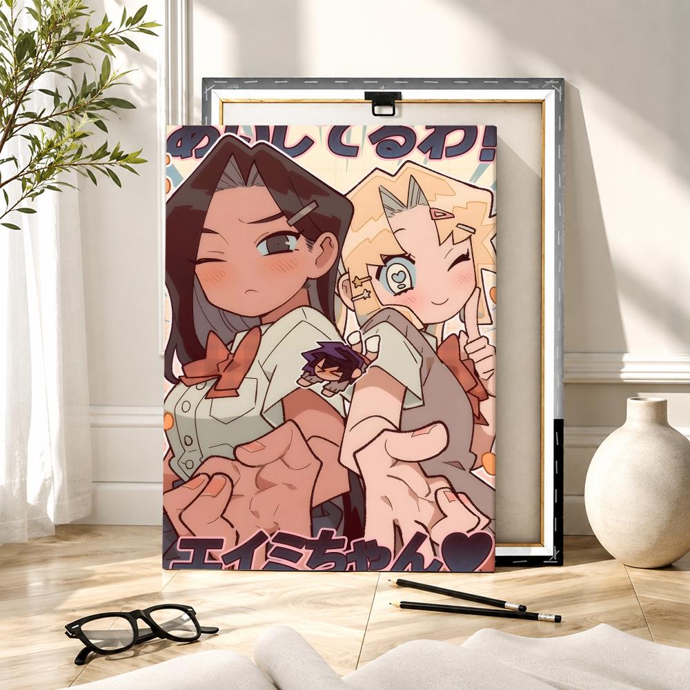 Anime I Love A-Amy Painting Ca - Canvas Wrap Ready ulasan dan harga